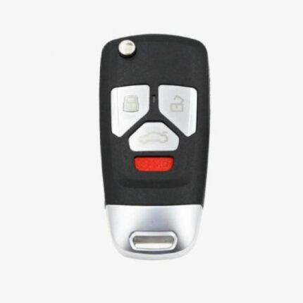 Xhorse XNAU02EN Wireless Remote Key Audi Flip 4 Buttons Key