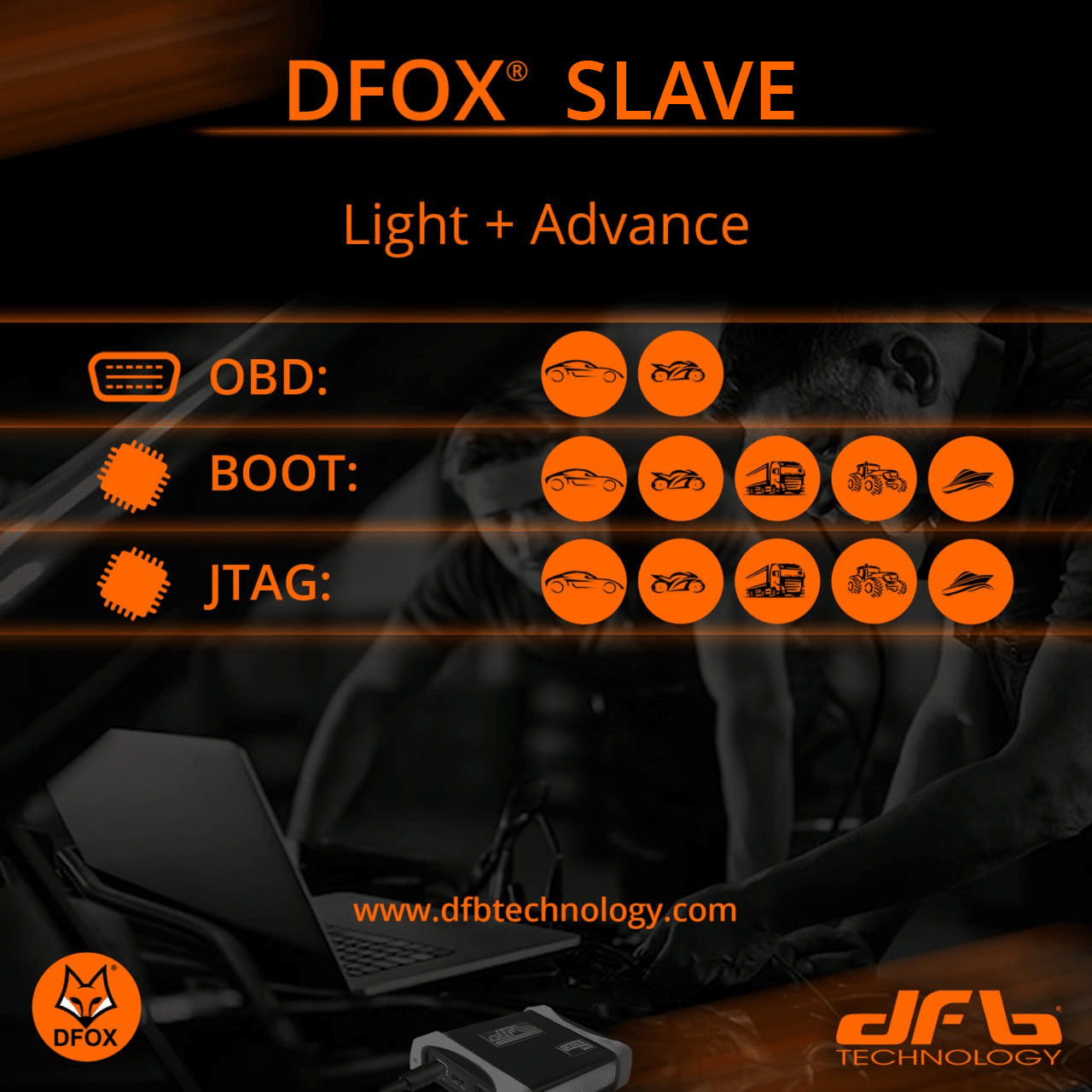 slave light advance DFOX Slave - LIGHT + ADVANCE - Slika 1